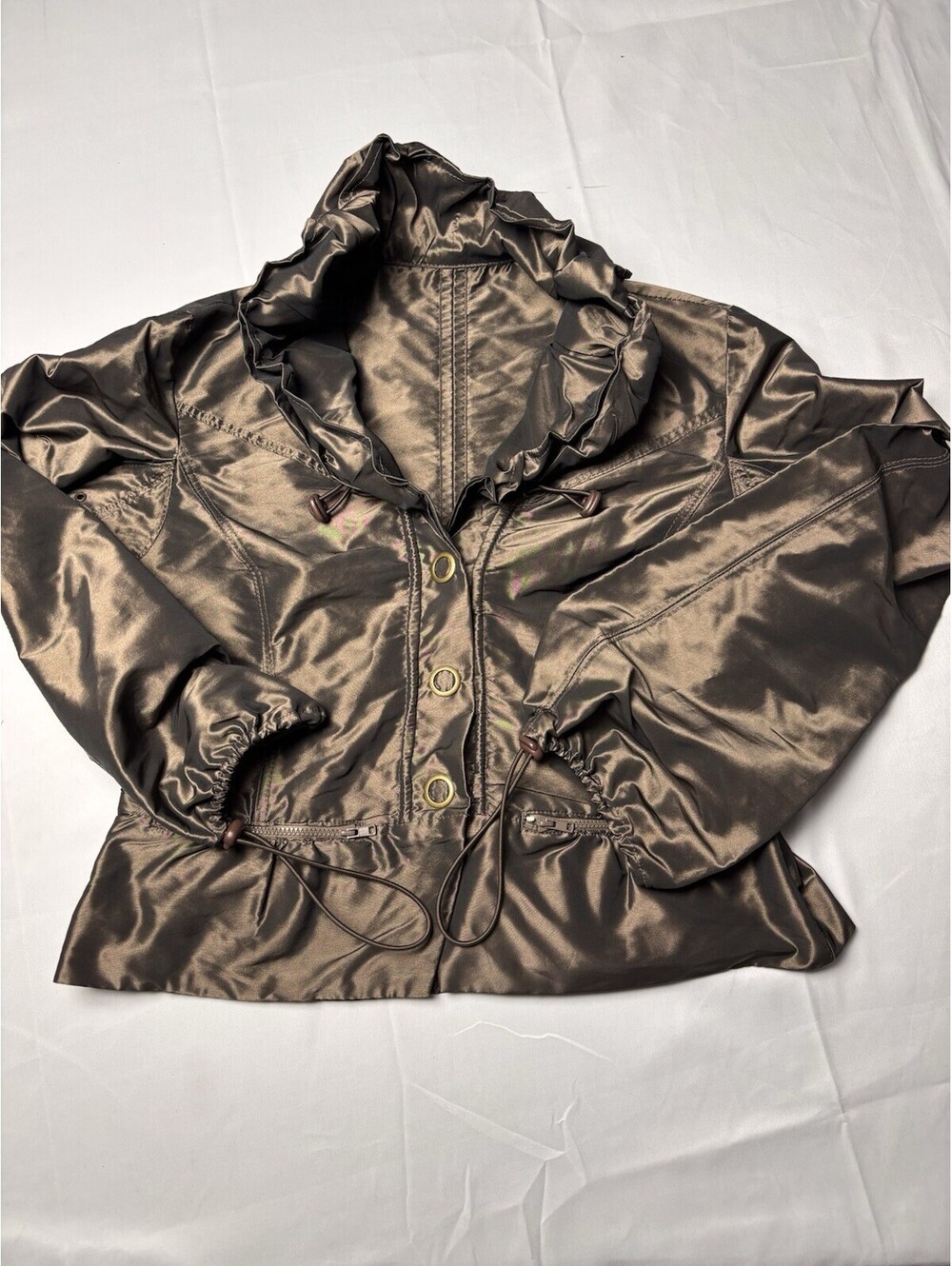 Women’s Metallic Bronze Windbreaker S/M
